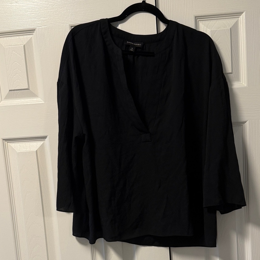 Banana Republic. Medium.  Black top
